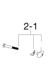 TAMA Winkelstück + Schraube & Flügelmutter für HTW739W / HTW839W