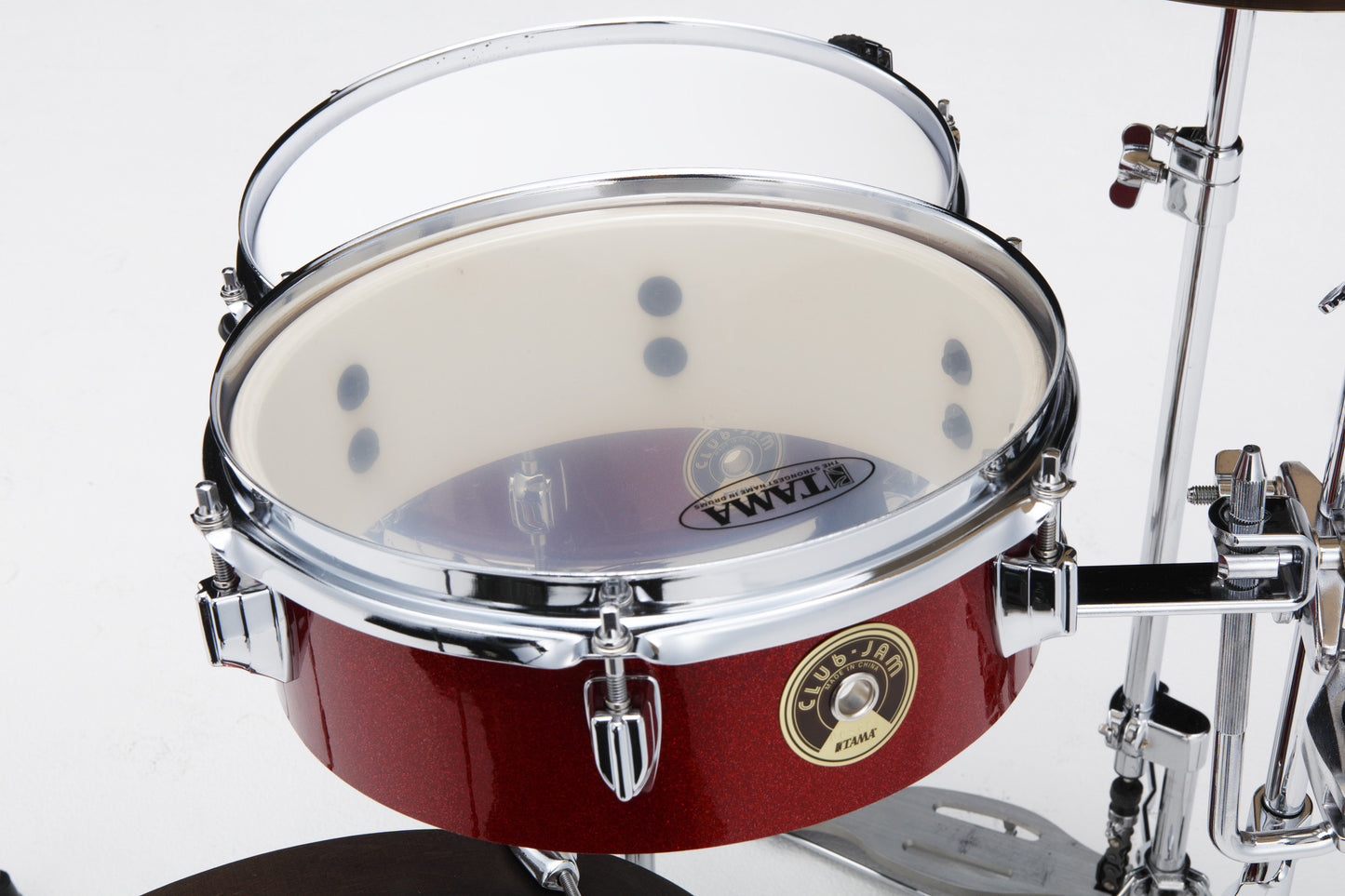 TAMA Club-Jam Pancake Shell Kit 4 teilig - Burnt Red Mist/Chrom HW