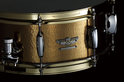 TAMA STAR Reserve Hand Hammered Brass Snare Drum 14" x 5,5"