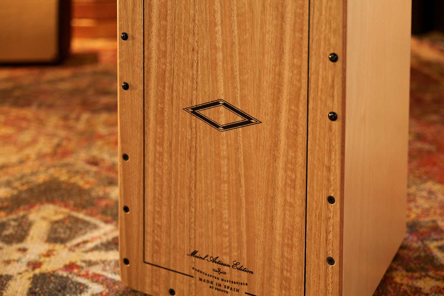 MEINL Percussion Artisan Edition Series String Cajon Tango Line - Light Eucalyptus