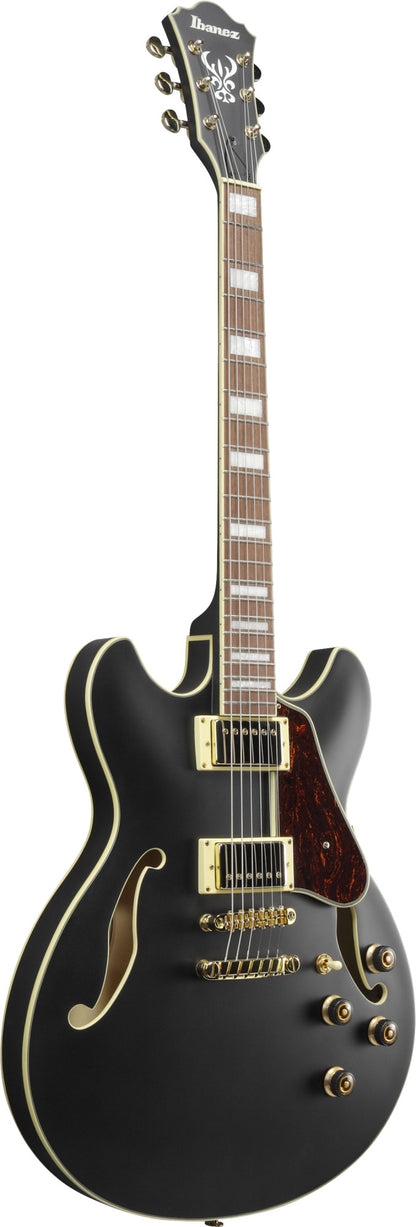 IBANEZ Artcore AS Hollowbody Gitarre 6-String - Black Flat