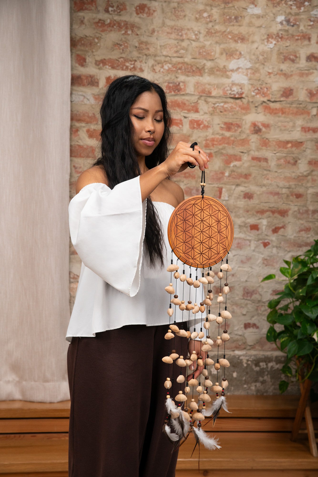Meinl Sonic Energy Flower of Life Kenari Chimes Large - 10 Schnüre