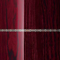 TAMA STAR Bubinga Rack Tom 10" x 7" - Dark Red Cordia/Chrom HW/Inlay: Only Outside