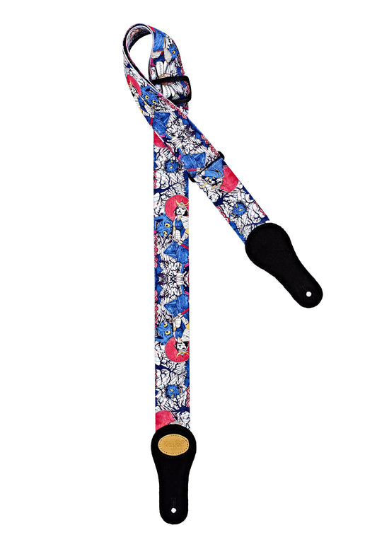 KEIKI Designer Serie Nylon Guitar Strap - "Samurai"