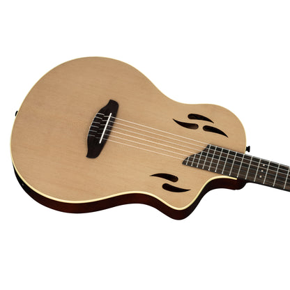 ORTEGA TourPlayer DeLuxe Nylon String Gitarre 6-String - Fichte Natur + Gigbag