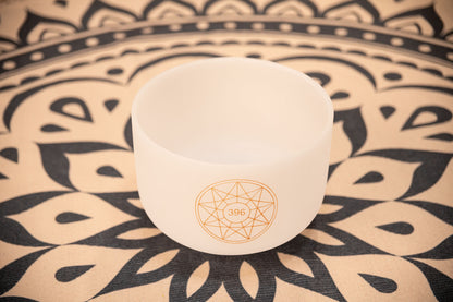 MEINL Sonic Energy Solfeggio Crystal Singing Bowl 10" - G4/Ut/396 Hz