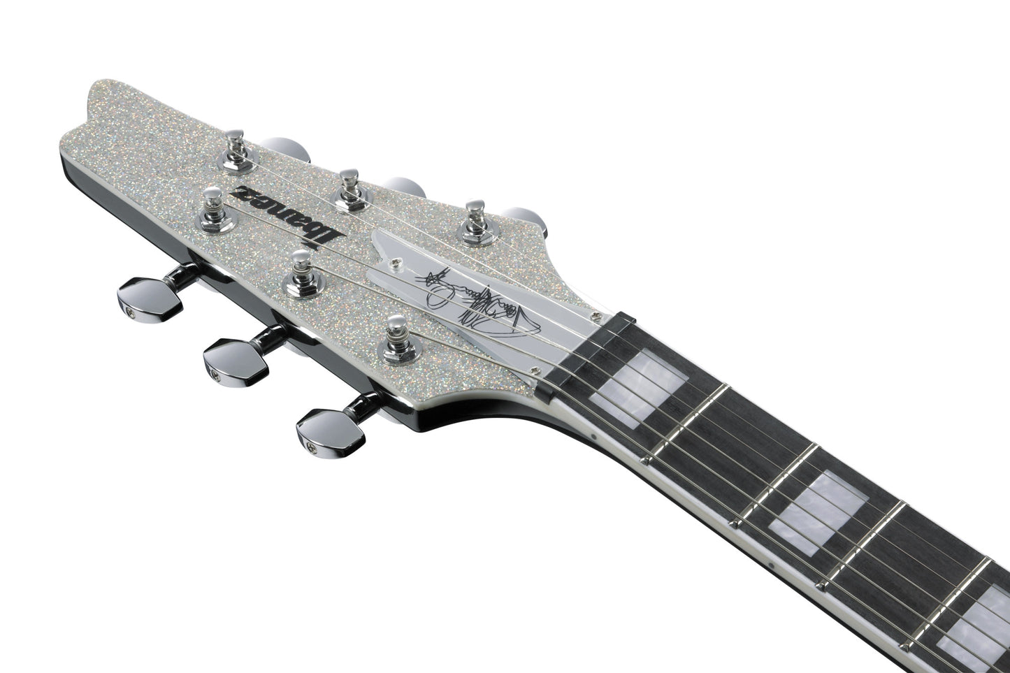 IBANEZ Paul Stanley "KISS" Signature Electric Guitar 6-String - Silver Sparkle + Gig Bag