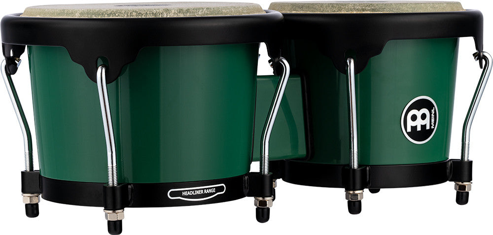 MEINL Percussion Journey Series Bongo 6 1/2" Macho & 7 1/2" Hembra - Forest Green