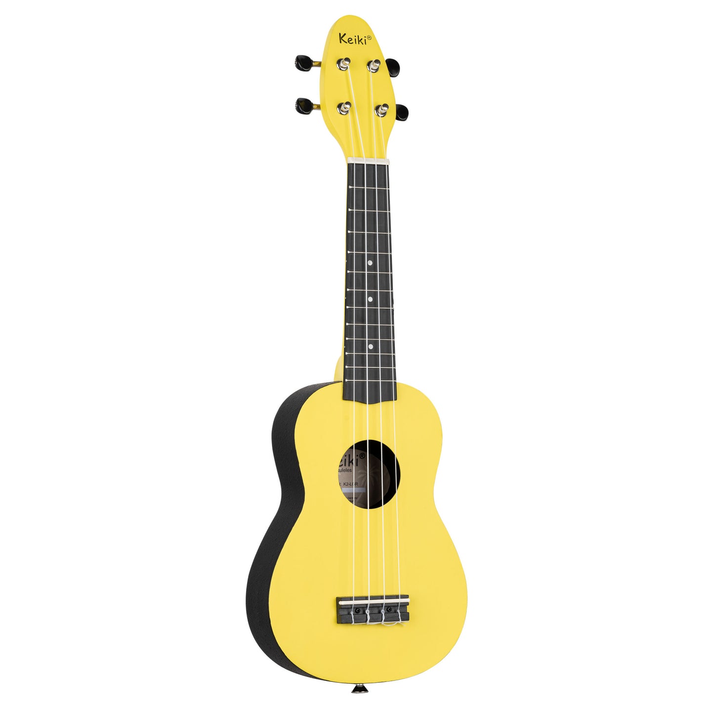 KEIKI K2 Serie Sopran Ukulele Set - Agathis / ABS Lemon Grass