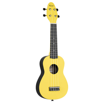 KEIKI K2 Serie Sopran Ukulele Set - Agathis / ABS Lemon Grass