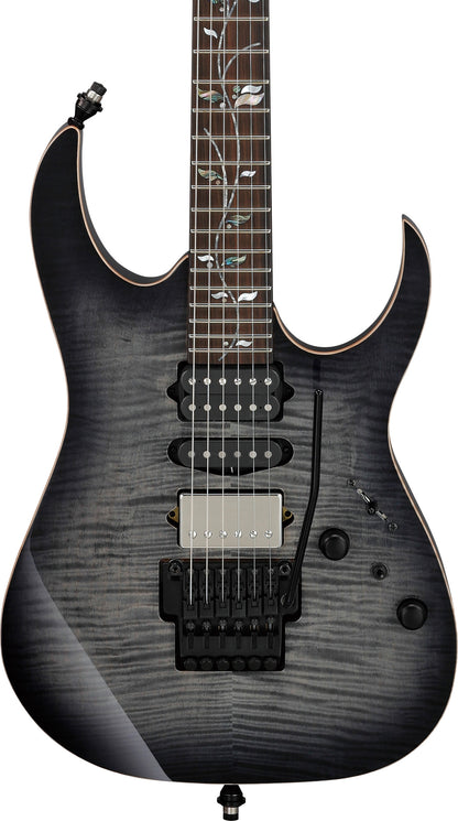 IBANEZ j.custom, Axe Design Lab RG E-Gitarre 6-String - Black Rutile + Koffer