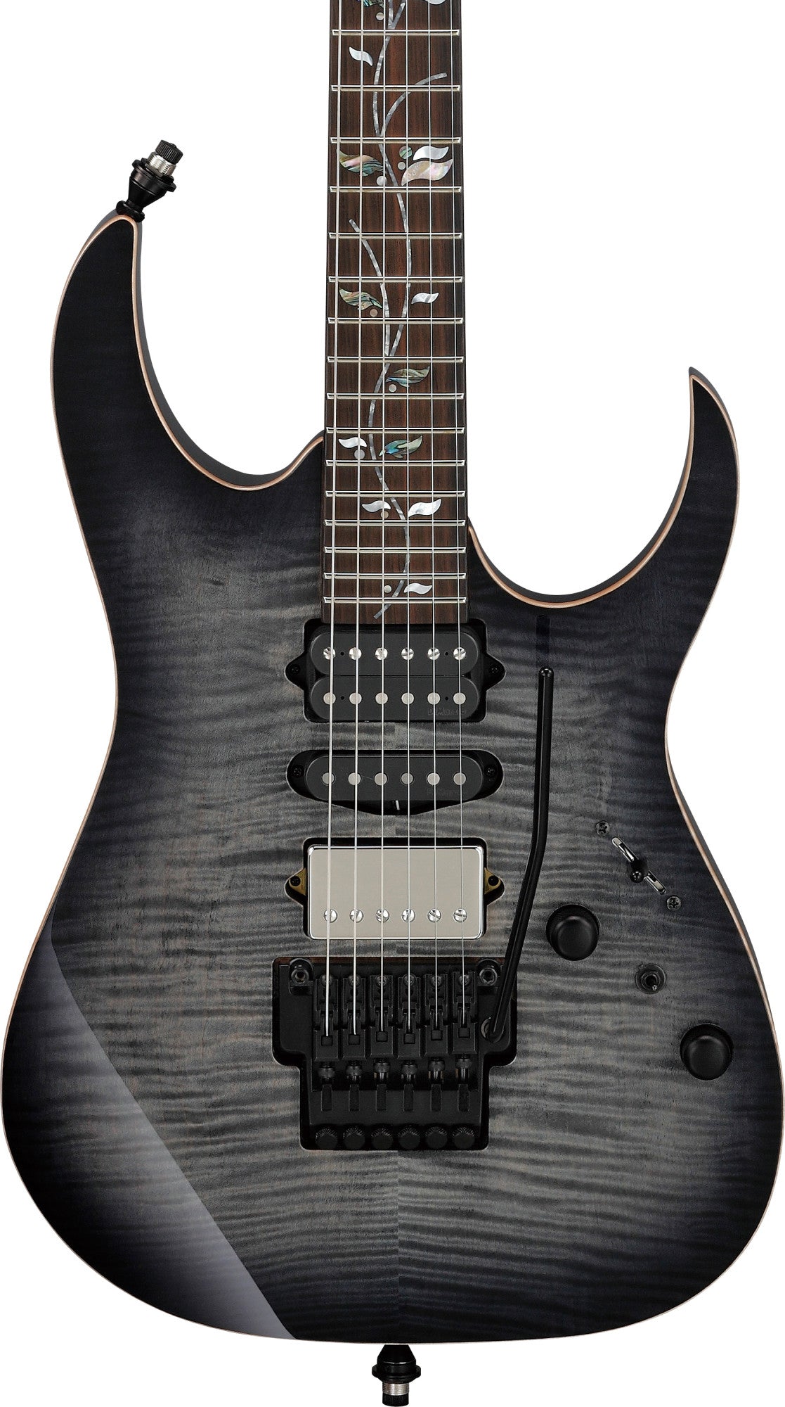 IBANEZ j.custom, Axe Design Lab RG E-Gitarre 6-String - Black Rutile + Koffer