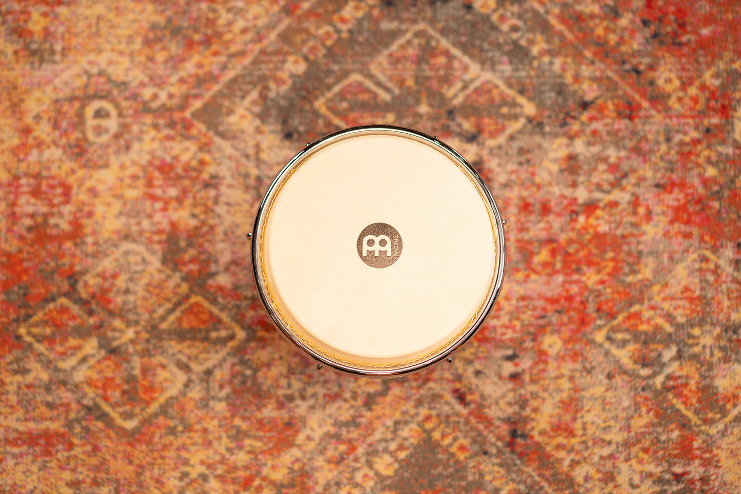 MEINL Percussion Floatune Series Djembe 12" - Zebra Finished Ash Matte