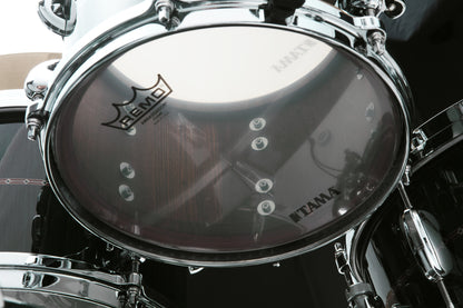 TAMA STAR Bubinga Shell Kit 4 pcs - Dark Green Cordia/Chrome HW