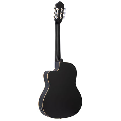ORTEGA Family Series 4/4 Classical Slim Neck Guitar 6 String - Spruce / Mahogany Satin Black + Gig Bag