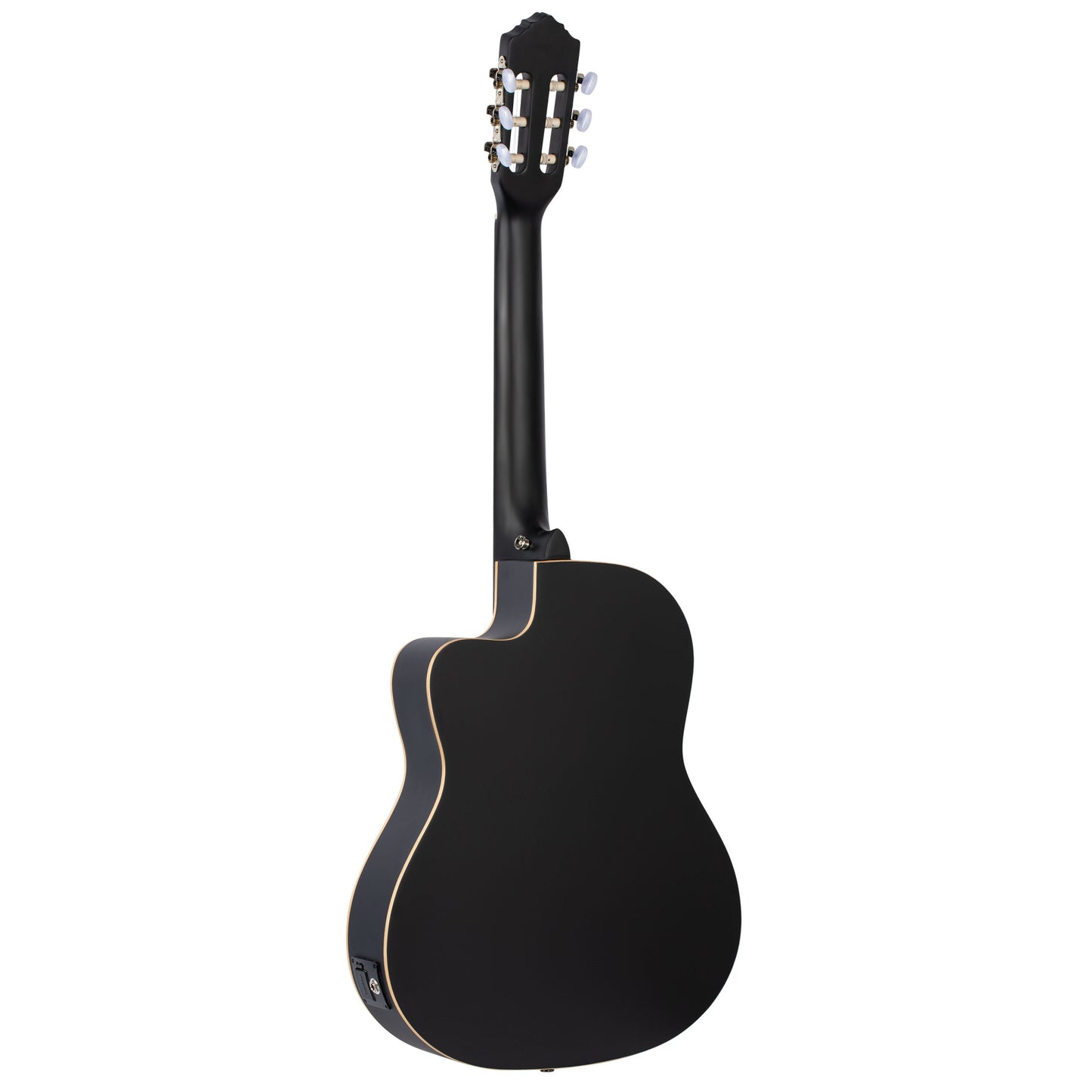 ORTEGA Family Series 4/4 Classical Slim Neck Guitar 6 String - Spruce / Mahogany Satin Black + Gig Bag