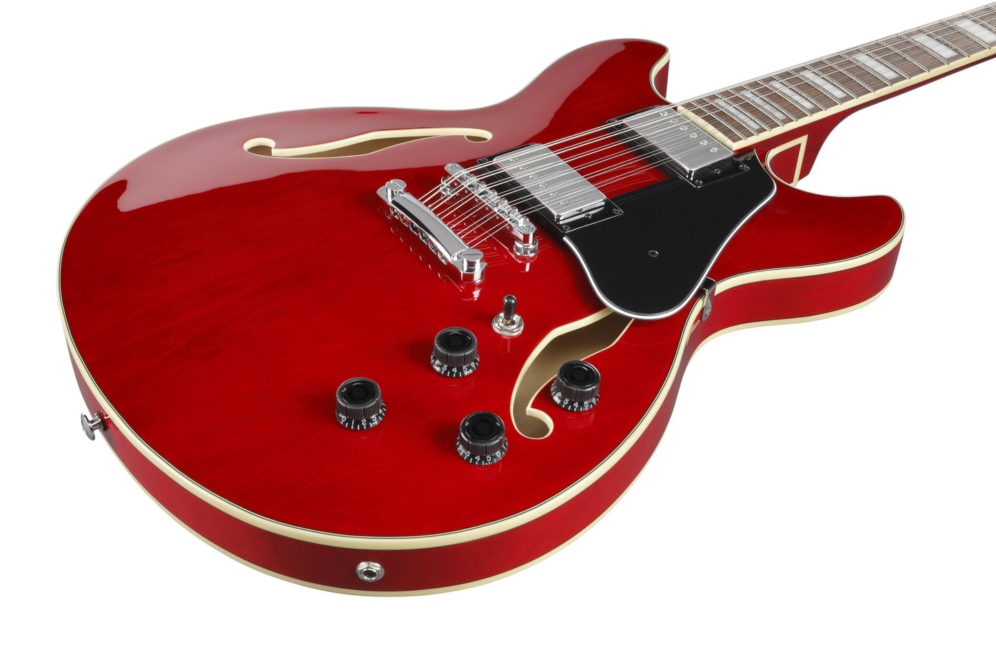 IBANEZ Artcore AS Hollow Body Guitar 12-String - Transparent Cherry Red