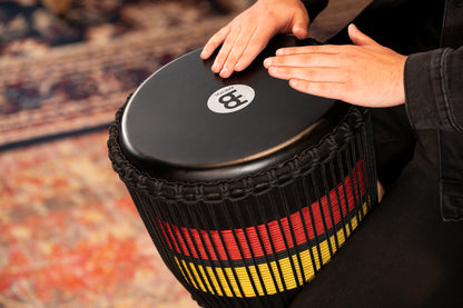 MEINL Percussion Original African Style Rope Tuned Wood Djembe - 12"
