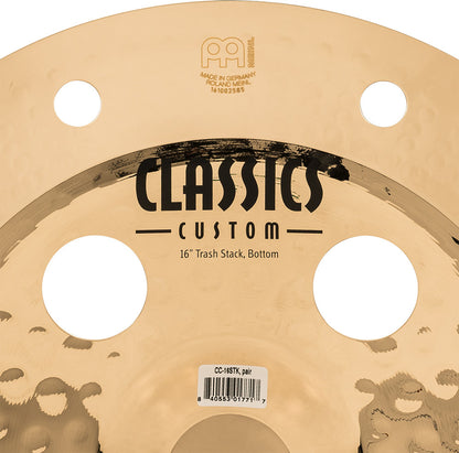 MEINL Cymbals Classics Custom Brilliant  Trash Stack - 16"