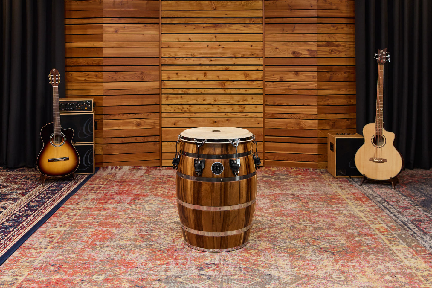 MEINL Percussion Barril de Bomba 16" Buleador, Chrome Hardware