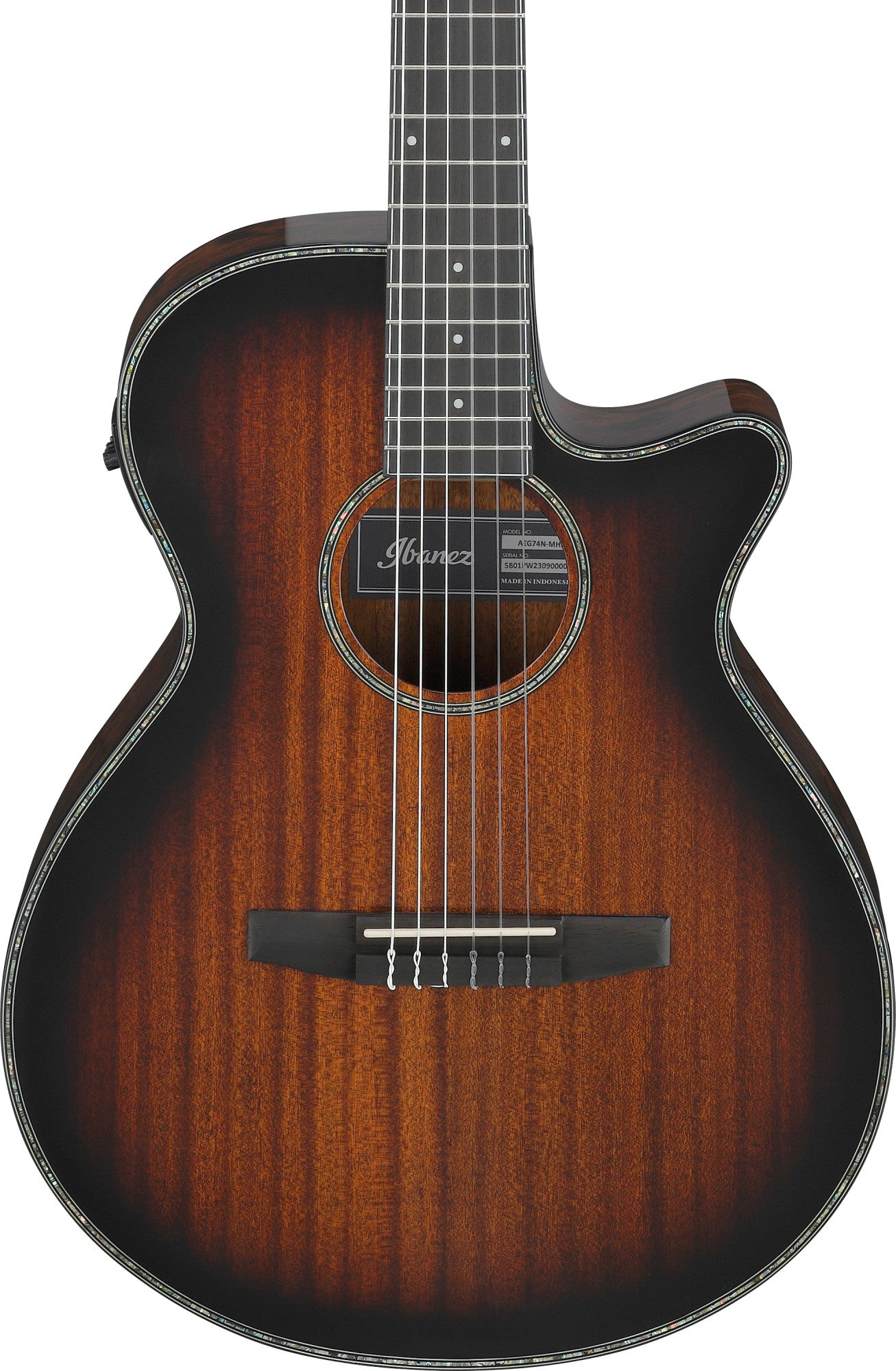 IBANEZ AEG Konzertgitarre 6-String - Mahogany Sunburst High Gloss
