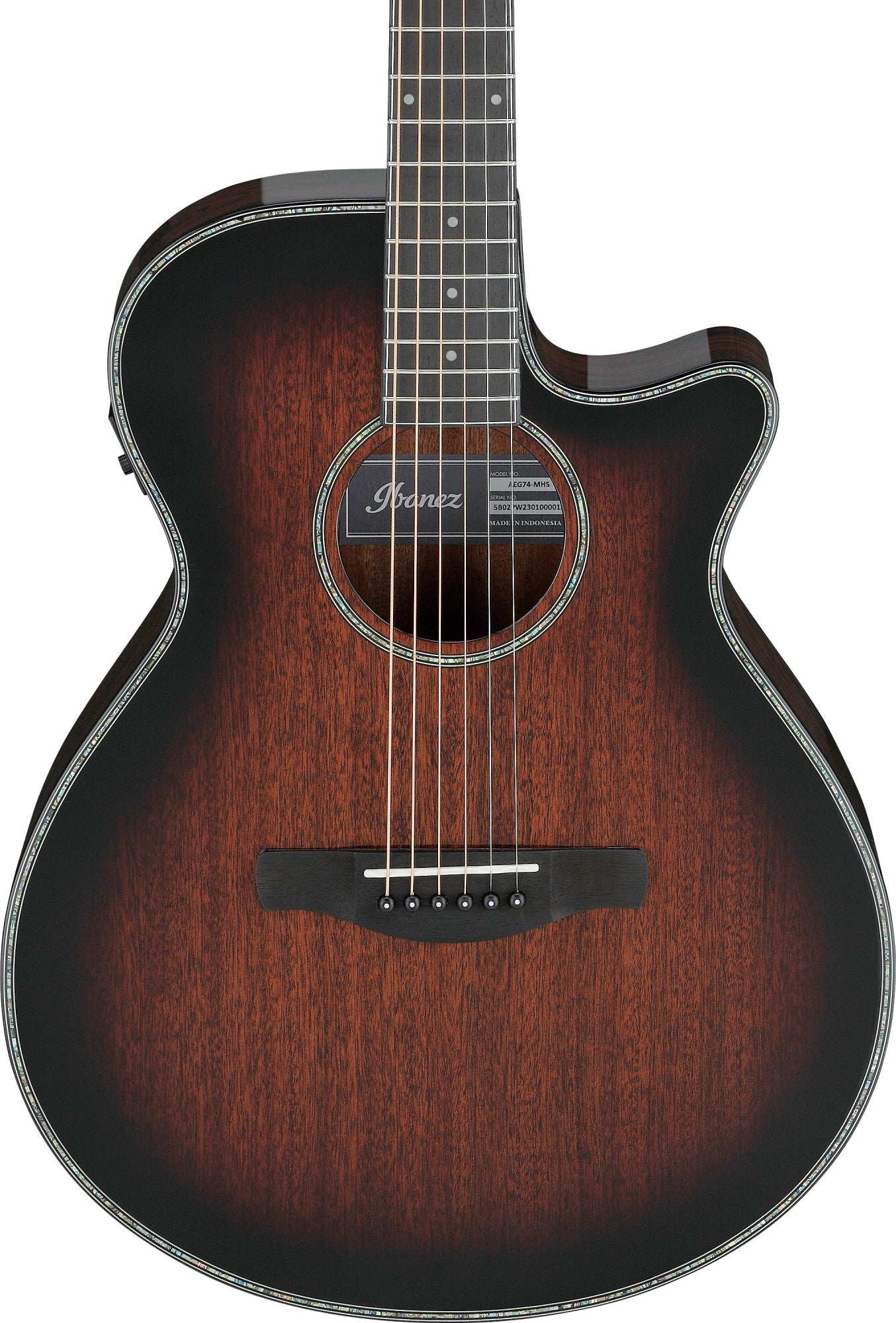 IBANEZ AEG Akustikgitarre 6-String - Mahogany Sunburst High Gloss