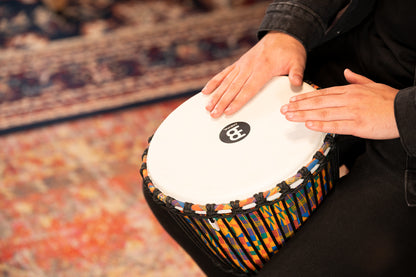 MEINL Percussion Travel Series African Djembe 10" - Kenyan Quilt