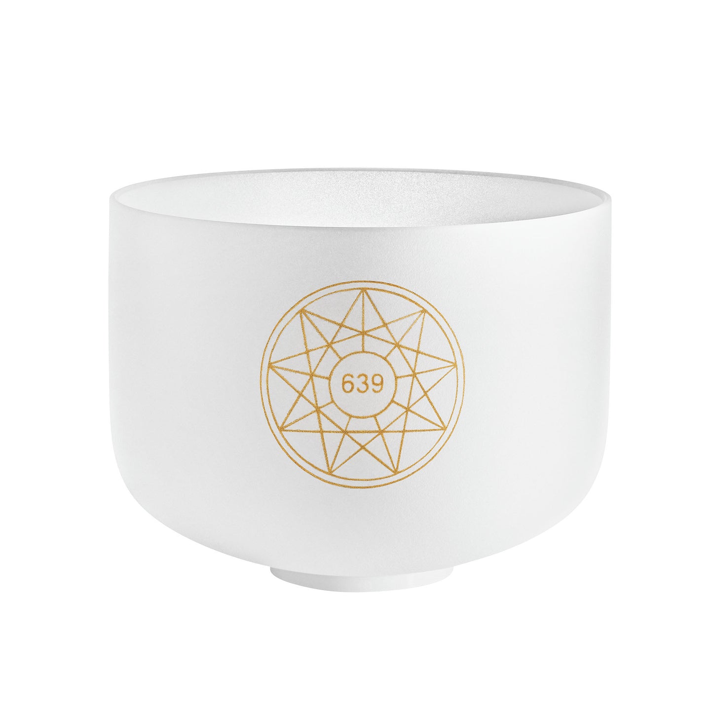 MEINL Sonic Energy Solfeggio Crystal Singing Bowl 10" - D#4/Fa/639 Hz
