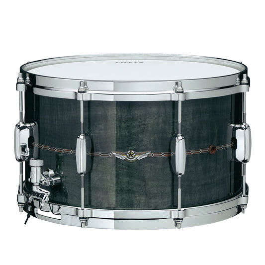 TAMA STAR Bubinga Snaredrum 14" x 8" - Pewter Blue Australian Acacia/Chrom HW - Outside Inlay