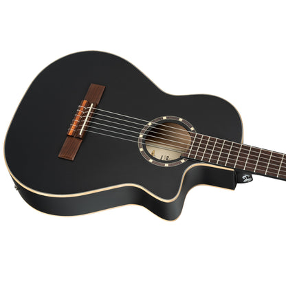 ORTEGA Family Series 3/4 Konzertgitarre 6-String - Satin Black + Gigbag