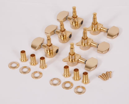 IBANEZ Akustikgitarren Mechanikensatz - 3 x links/3 x rechts - gold - Auslaufmodell nur Lagerbestand; Substitut 2MG0001L/2MG0001R-GD