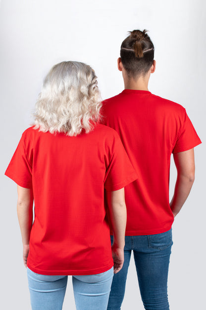 Tama t-shirt in red with logo on chest