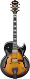 IBANEZ George Benson Signature Hollowbody Gitarre 6-String - Vintage Yellow Sunburst + Koffer MF100C