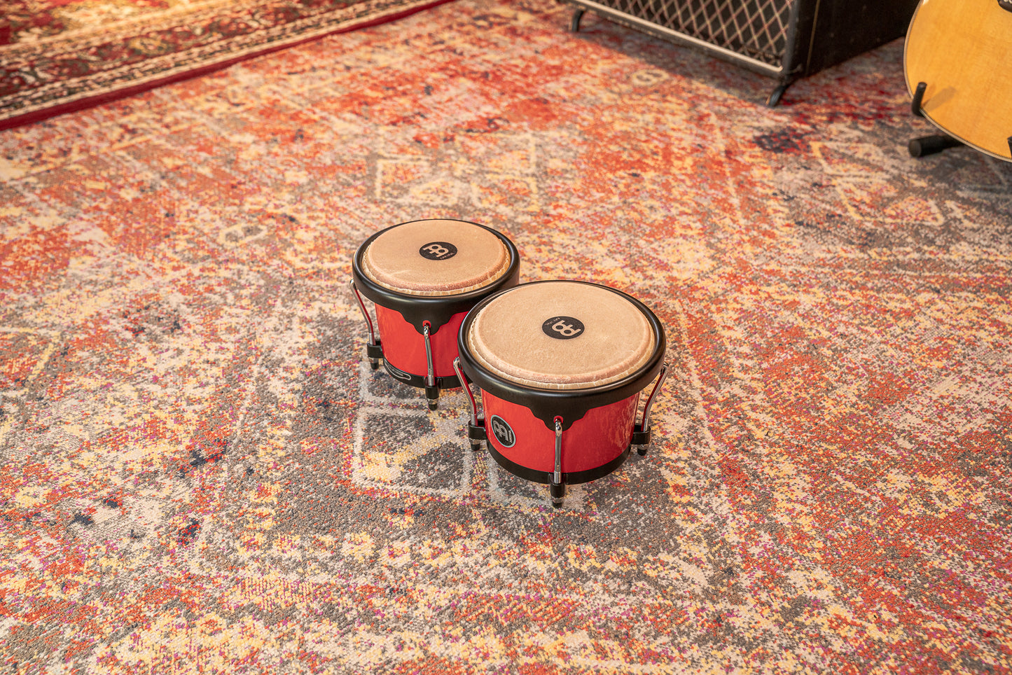 MEINL Percussion Journey Series Bongo 6 1/2" Macho & 7 1/2" Hembra - Red