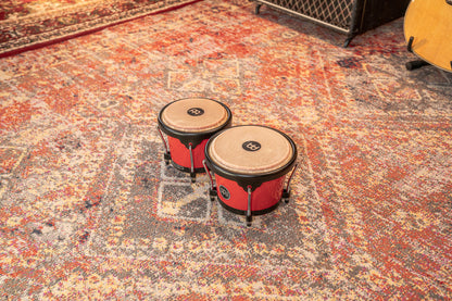 MEINL Percussion Journey Series Bongo 6 1/2" Macho & 7 1/2" Hembra - Red