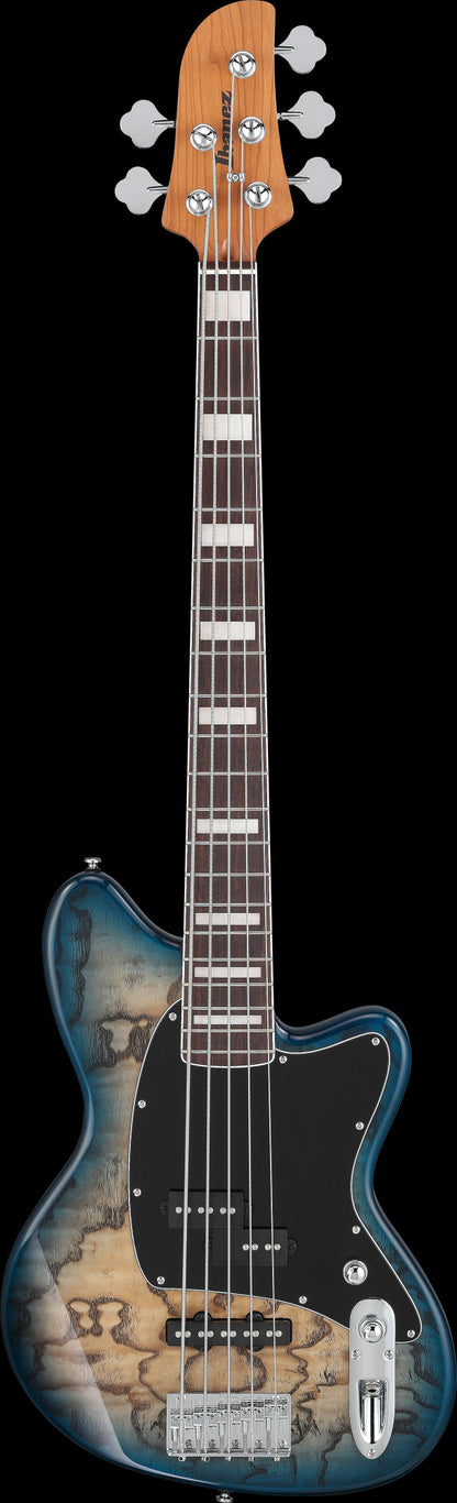 IBANEZ Talman E-Bass 5-String - Cosmic Blue Starburst