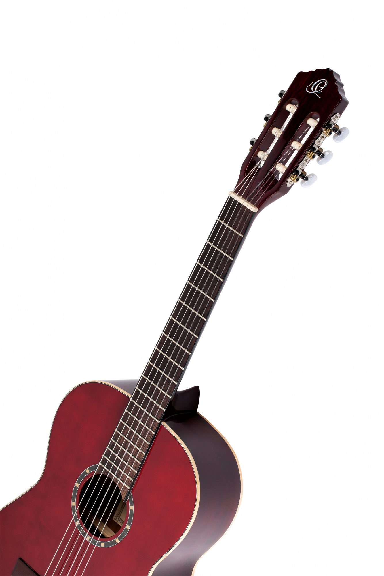 ORTEGA Family Series 7/8 Konzertgitarre 6 String - Weinrot + Bag