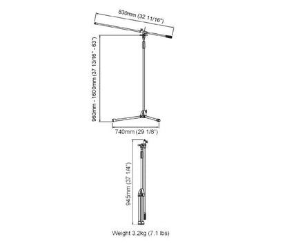 TAMA Standard Series Boom Microphone Stand