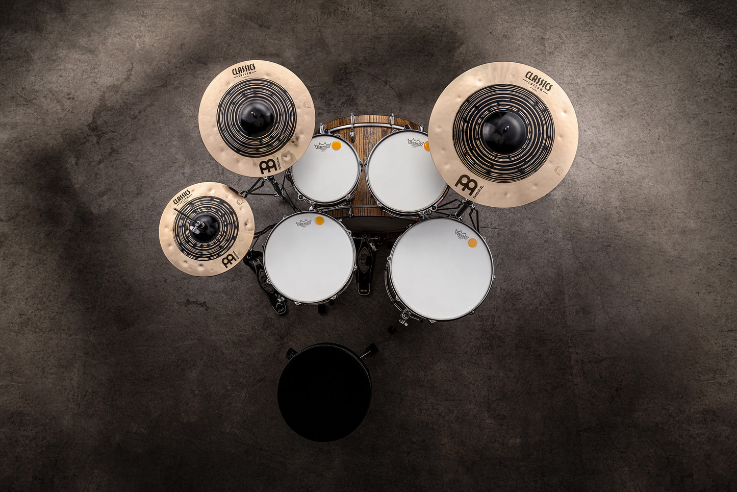 MEINL Cymbals Classics Custom Dual Complete Cymbal Set - 14" / 16" / 20"