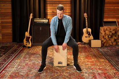 MEINL Percussion Snarecraft Series Snare Cajon 100 - Baltic Birch/Almond Birch