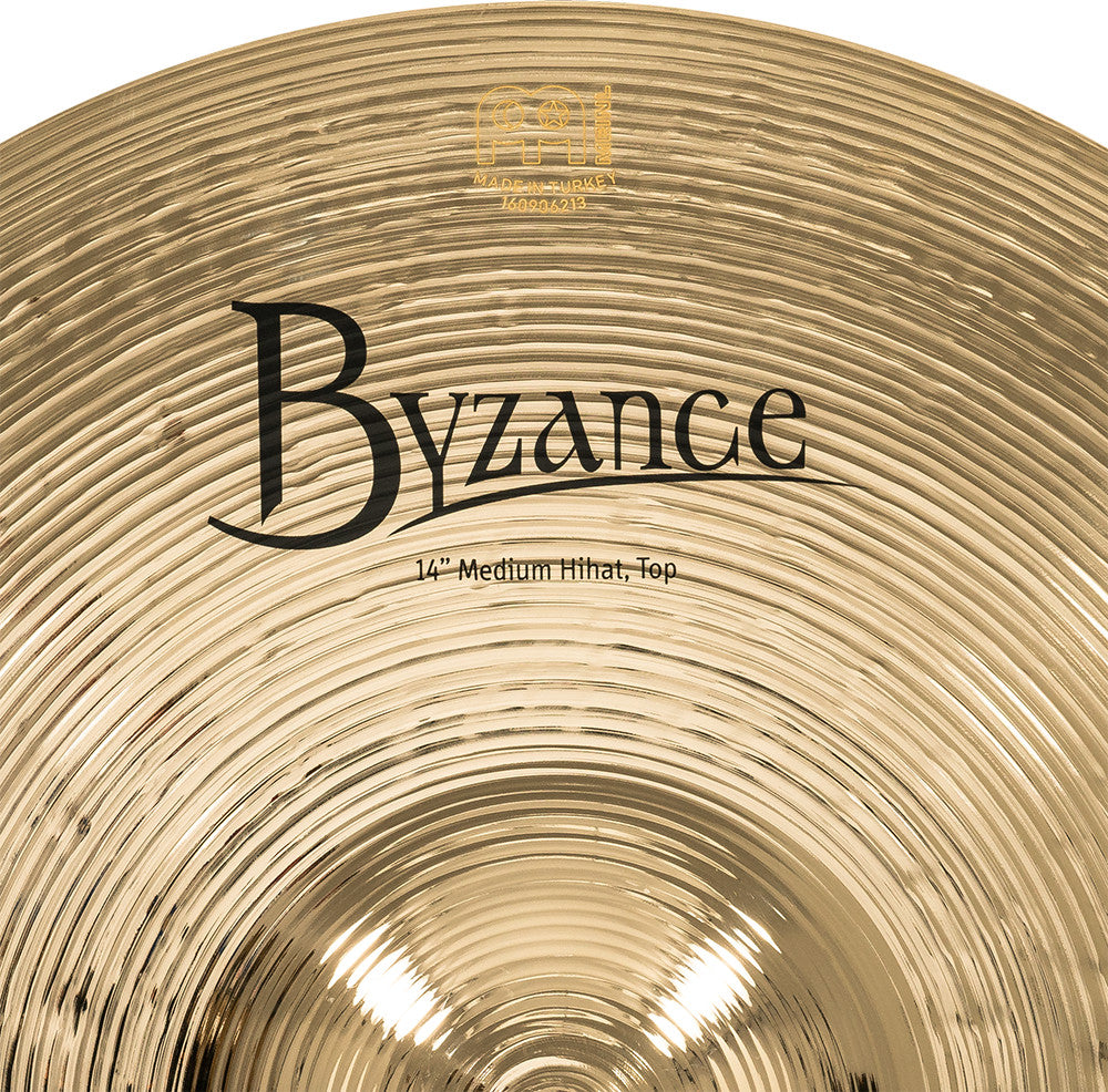 MEINL Cymbals Byzance Brilliant Medium Hihat - 14"