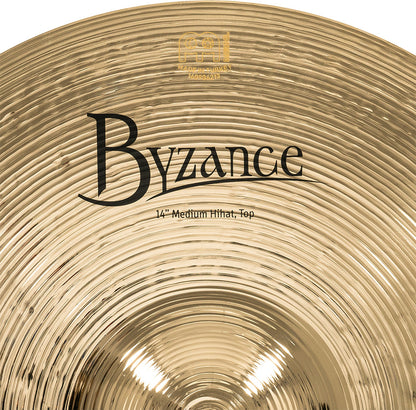MEINL Cymbals Byzance Brilliant Medium Hihat - 14"