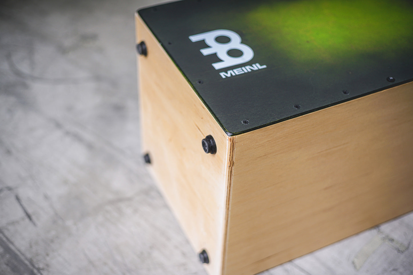 MEINL Percussion Snarecraft Series Snare Cajon 100 Special Edition - Green Burst