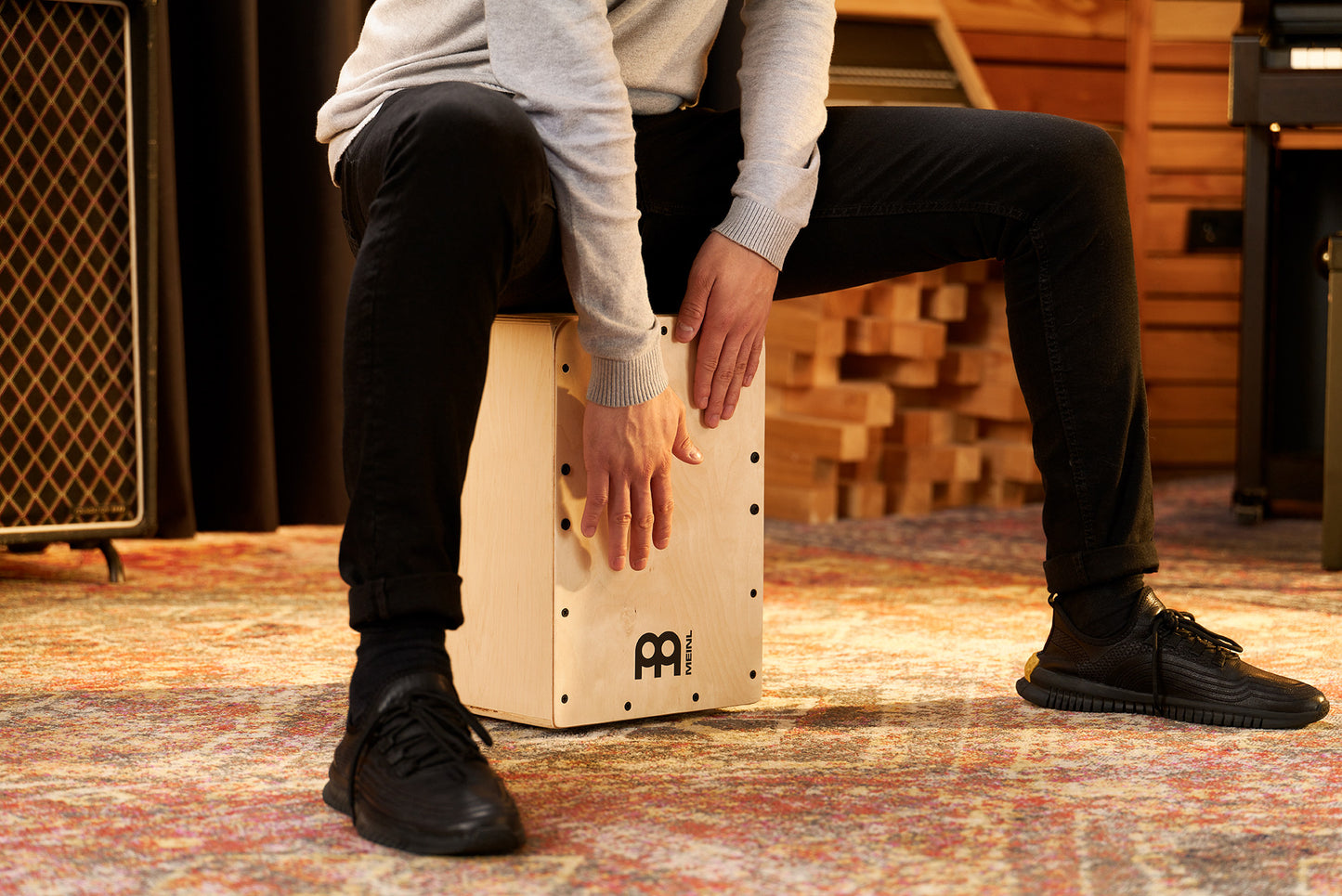 MEINL Percussion Jam Series Snare Cajon 50 - Baltic Birch