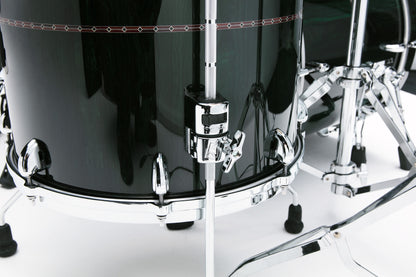 TAMA STAR Bubinga Shell Kit 4 pcs - Dark Green Cordia/Chrome HW