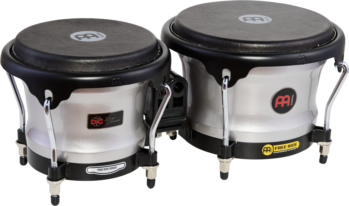 MEINL Percussion Artist Series Diego Camacho Signature 7" & 8 1/2" Bongo - Pearl Grey