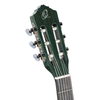 ORTEGA Family Series 4/4 Slim Neck Konzertgitarre 6 String - Ocean Blue + Bag