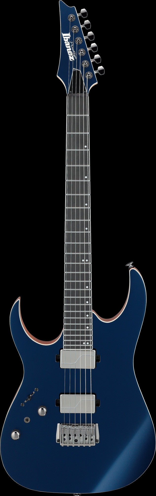 IBANEZ Prestige RG E-Gitarre 6-String Lefty - Dark Tide Blue Flat + Koffer