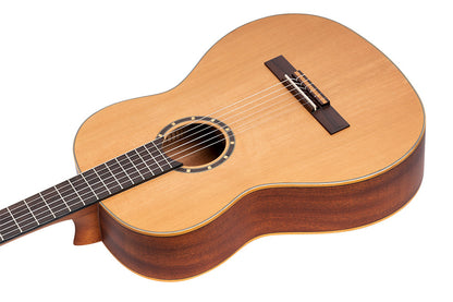 ORTEGA Family Series 4/4 Classical Slim Neck Guitar 6 String Lefty - Cedar / Mahogany Natural + Gigbag