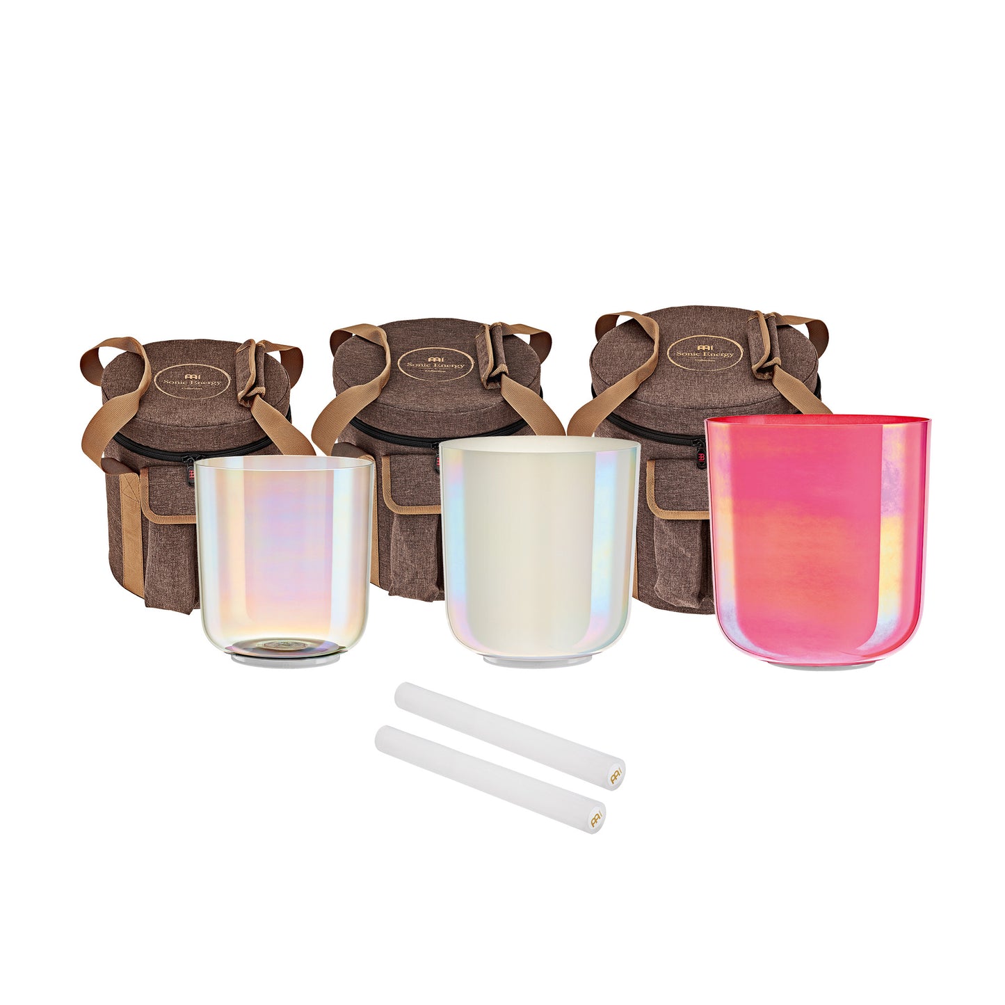 MEINL  Sonic Energy Essence Kristallklangschalen Set E4/B3/G3/440 Hz - 3 teilig